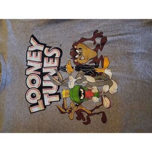 LOONEY TUNES logo Bugs Bunny TAZ DEVIL Roadrunner MENS  T-Shirt